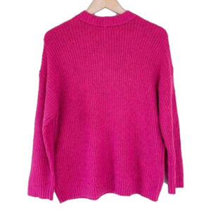 American Eagle Hot Pink Mock Neck Sweater